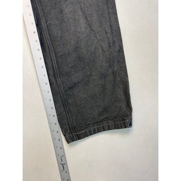 VINTAGE Astraunotics By 48HRS Denim Jeans Men 33 X 30 Tag Size 34 baggy 90s - Picture 16 of 16
